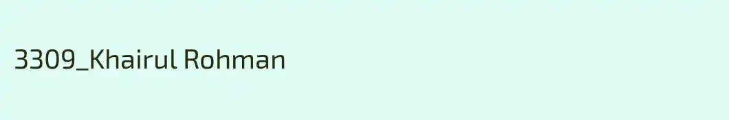 3309_Khairul Rohman